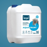 Bergauf Aqua Grunt Грунтовка- концентрат универсальная для наружных и внутренних работ ЛЕТО-ЗИМА