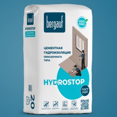 Bergauf Hydrostop Цементная гидроизоляция обмазочного типа