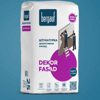 Bergauf Dekor Fasad Штукатурка декоративная короед, зима